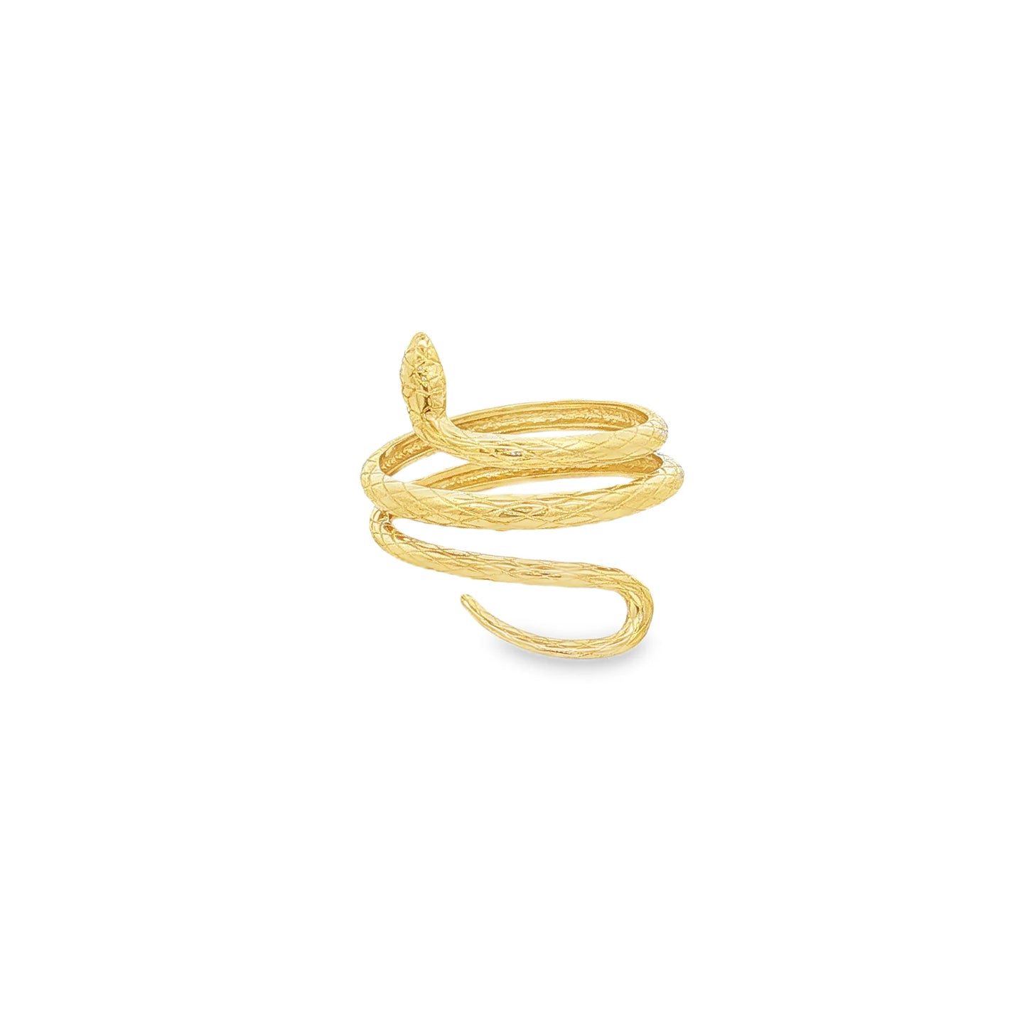 14KT YELLOW GOLD SNAKE RING