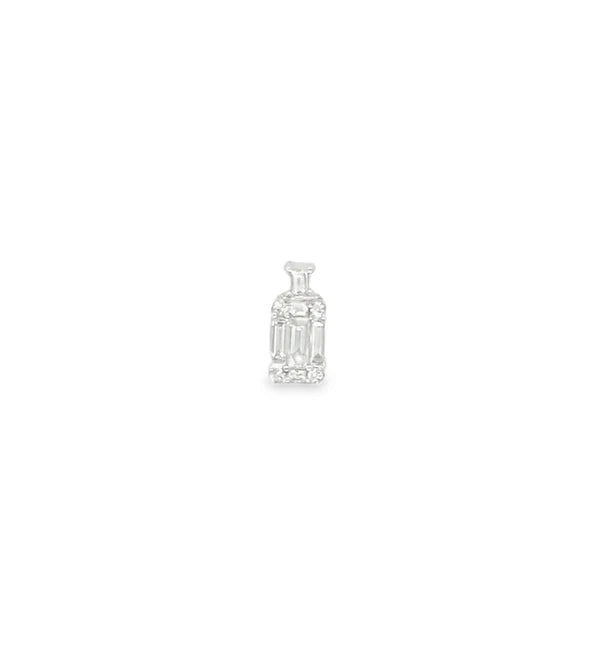 18KT WHITE GOLD DIAMOND PENDENT