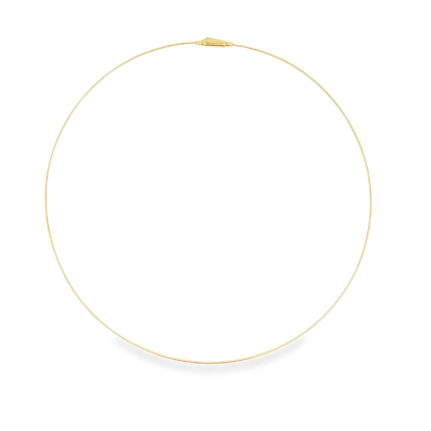 18KT GOLD OMEGA NECKLACE 16"