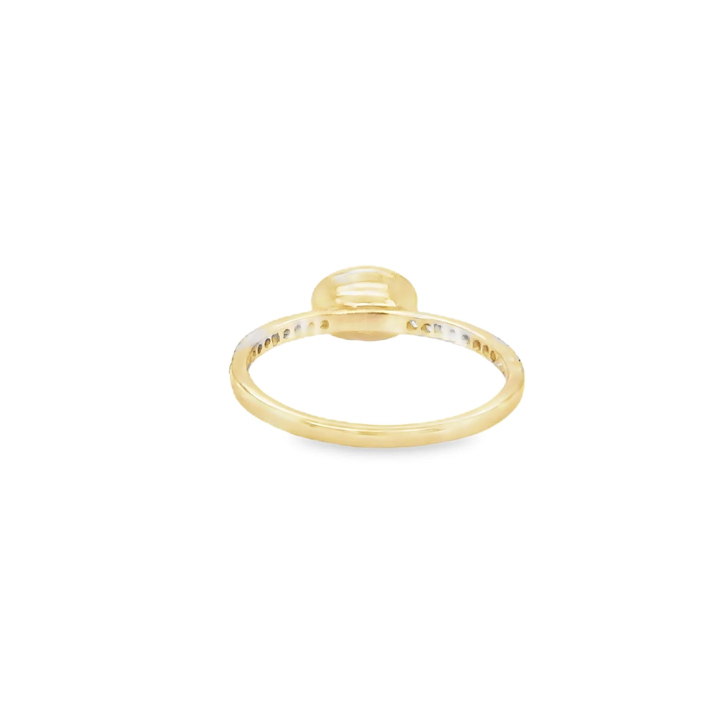 14KT YELLOW GOLD RUBY AND DIAMONDS RING