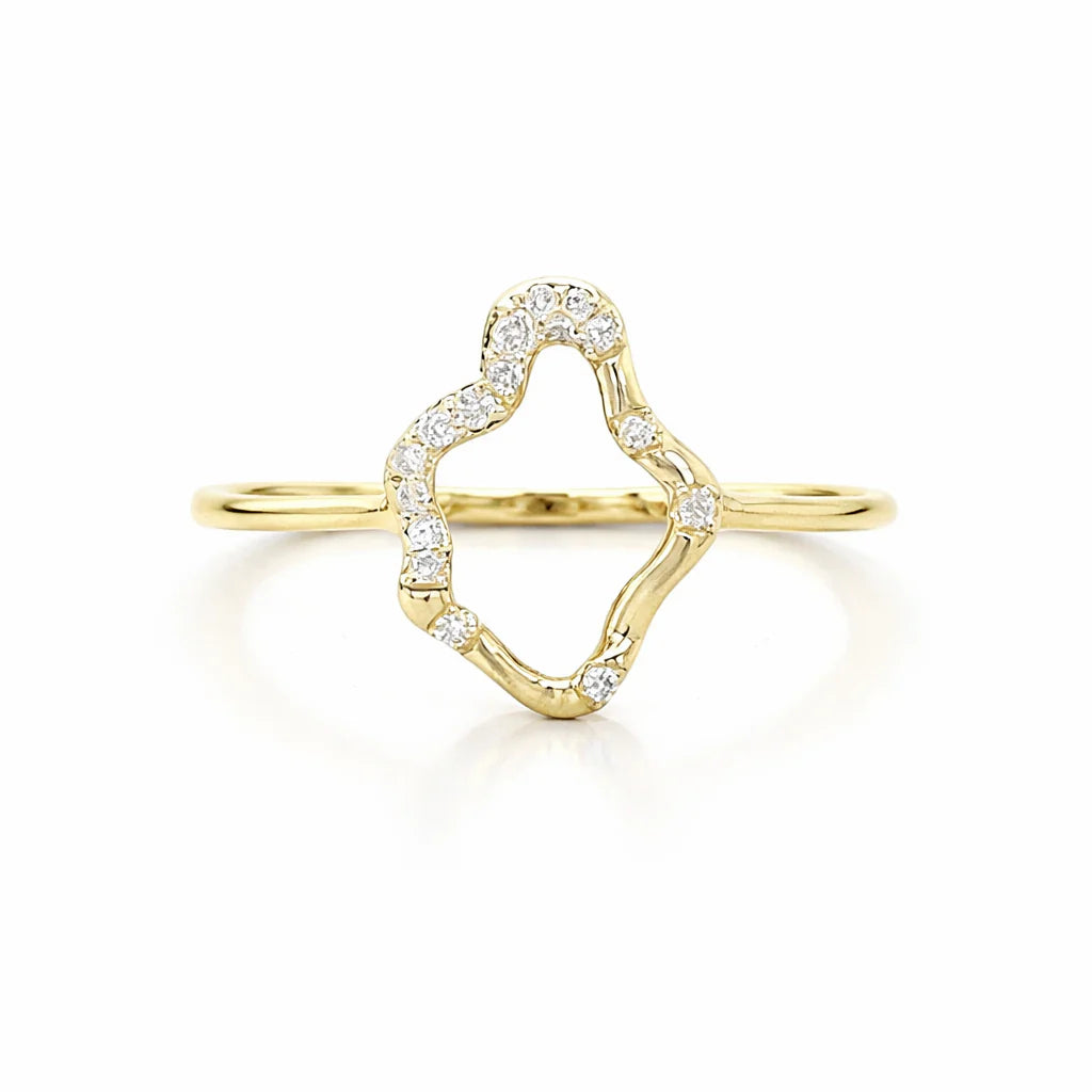 14KT GOLD DIAMOND RING