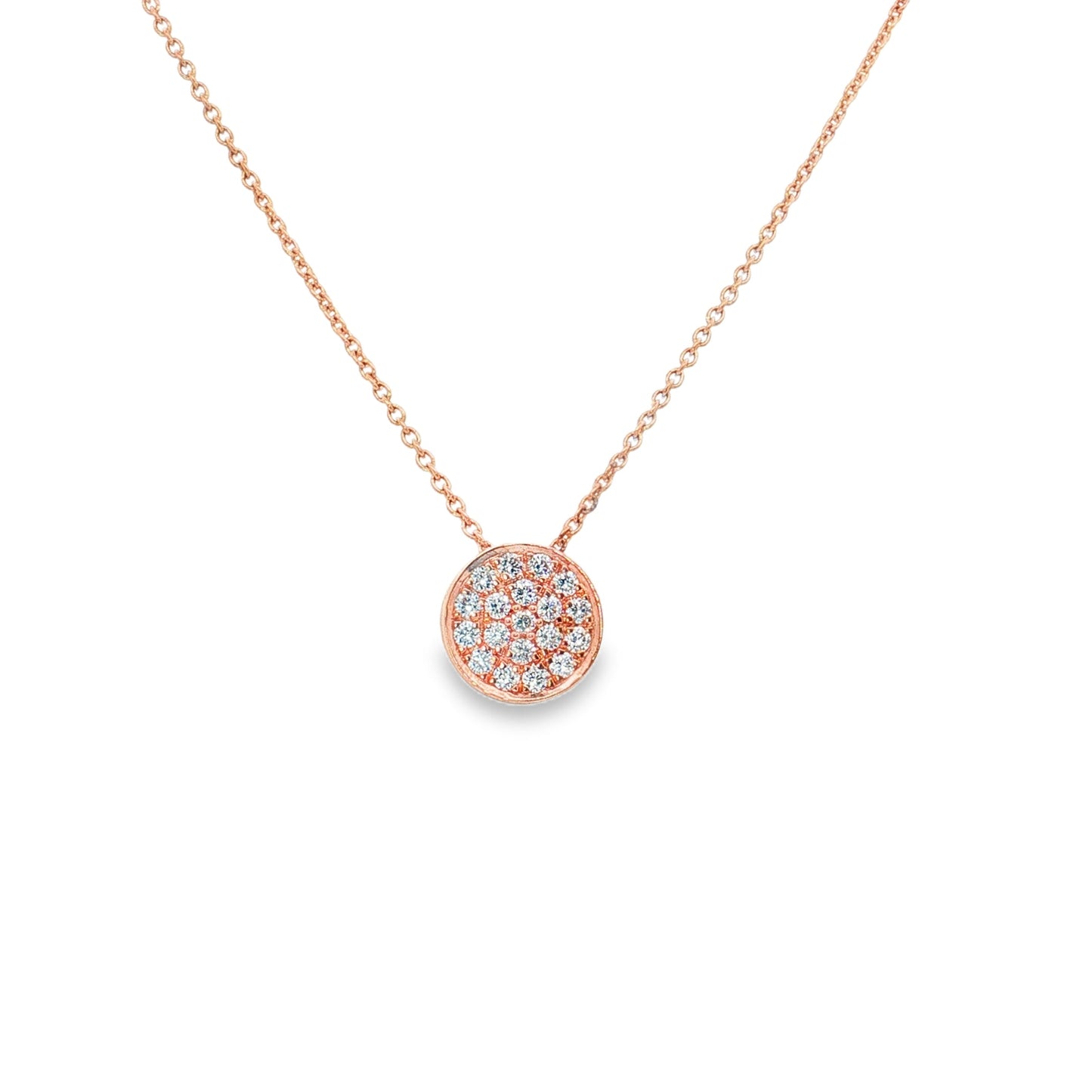 14KT GOLD DIAMOND PENDANT NECKLACE