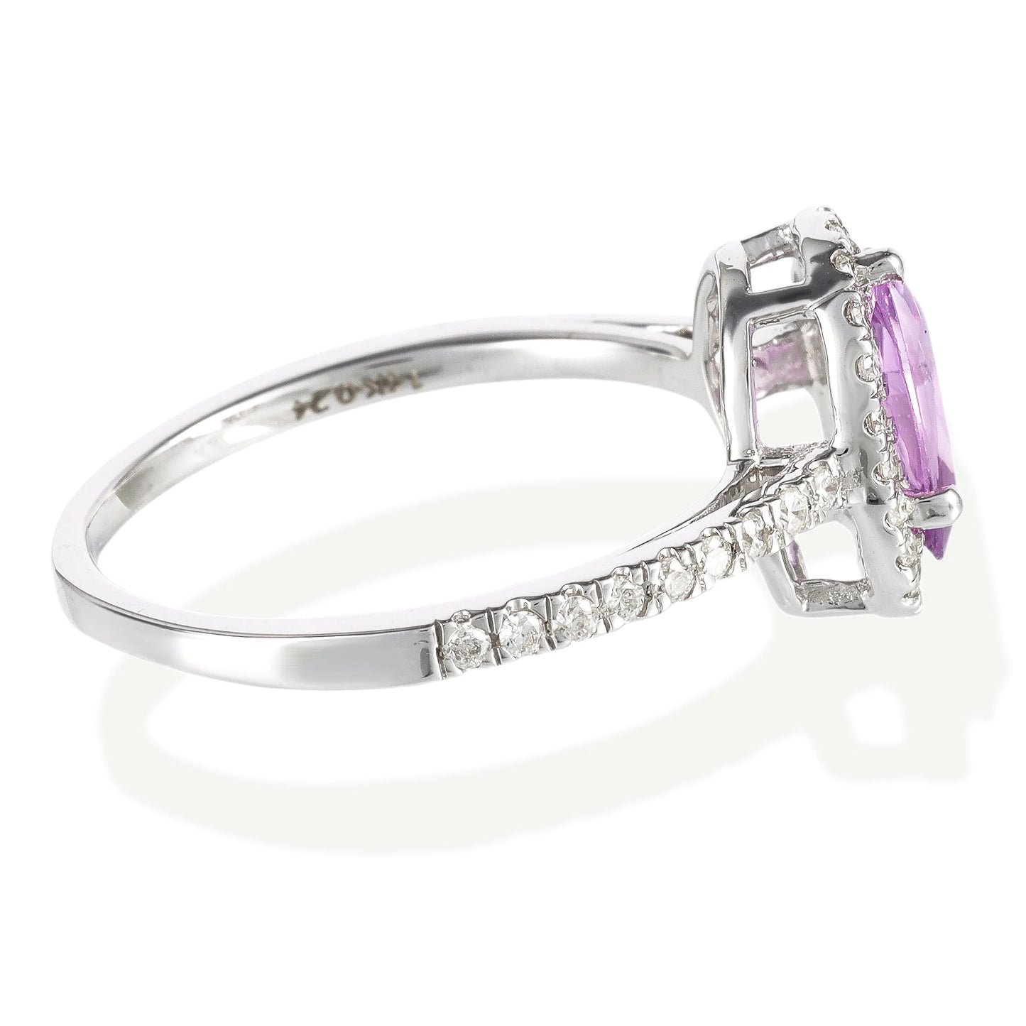 DIAMOND /SAPPHIRE ROSE CUT RING