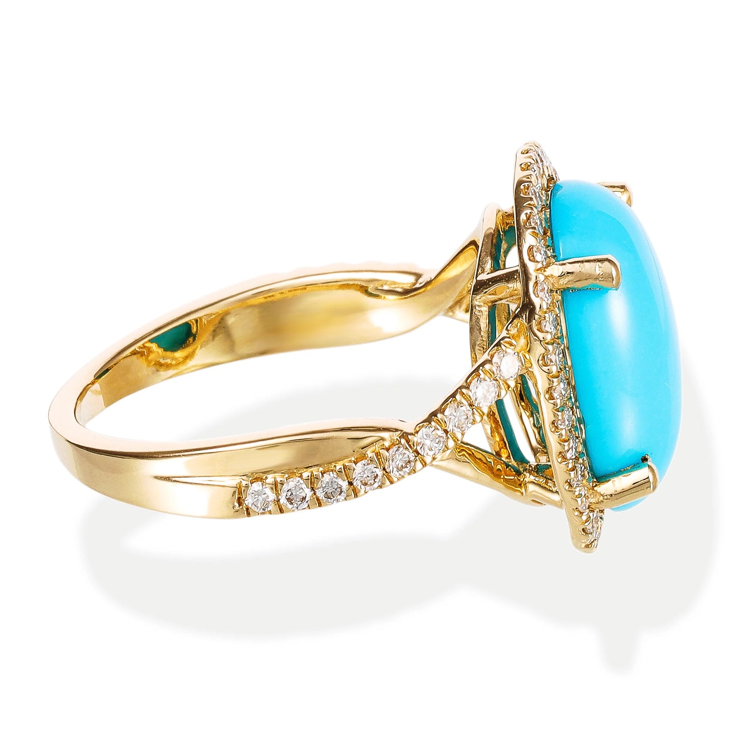 DIAMOND / STONE OVAL SHAPE RING