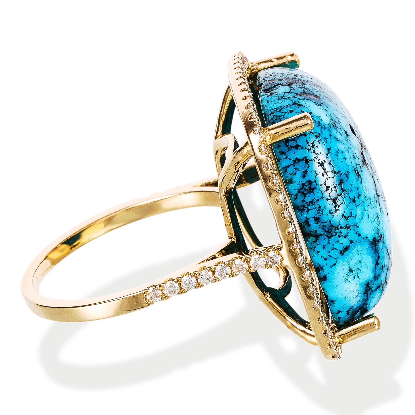 DIAMOND / STONE CUSHION SHAPE RING