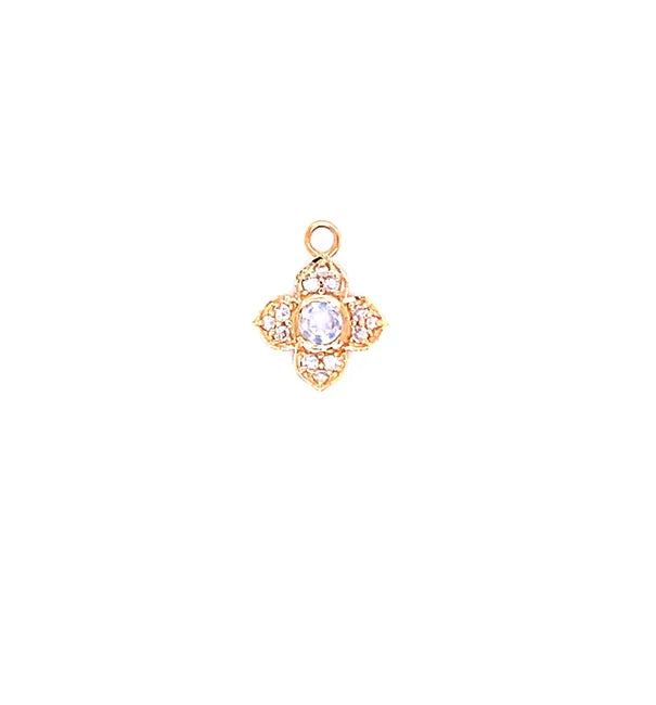 14KT GOLD CLOVER PENDANT
