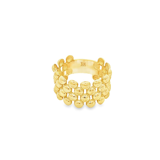 14KT YELLOW PLAIN GOLD RING