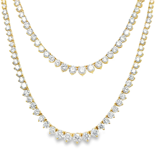 14KT GOLD DIAMOND NECKLACE