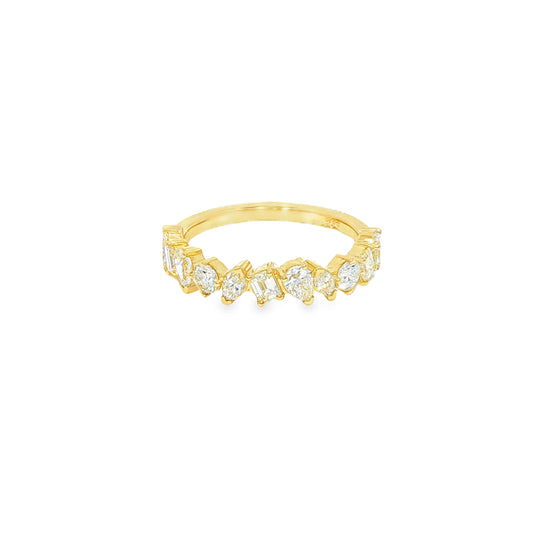 14KT GOLD HEART DIAMOND RING