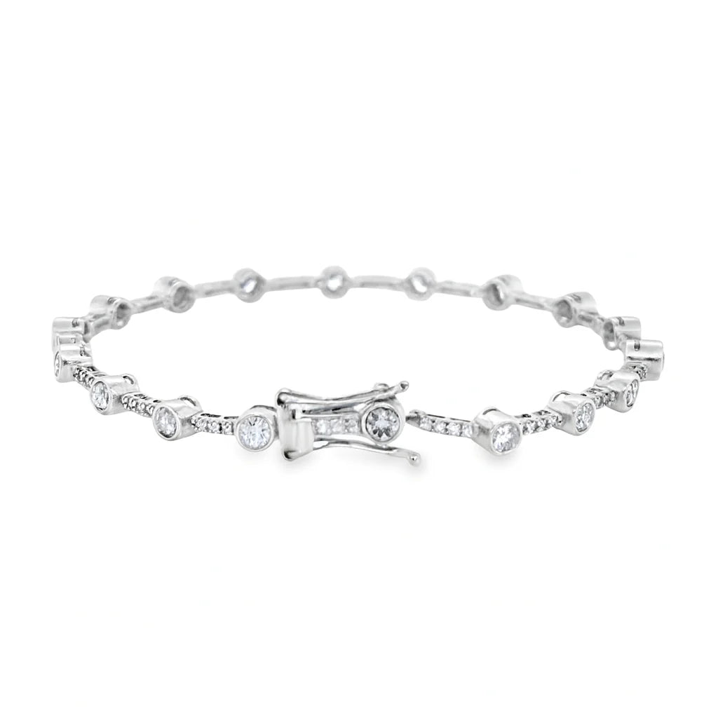 14KT GOLD DIAMONDS BRACELET