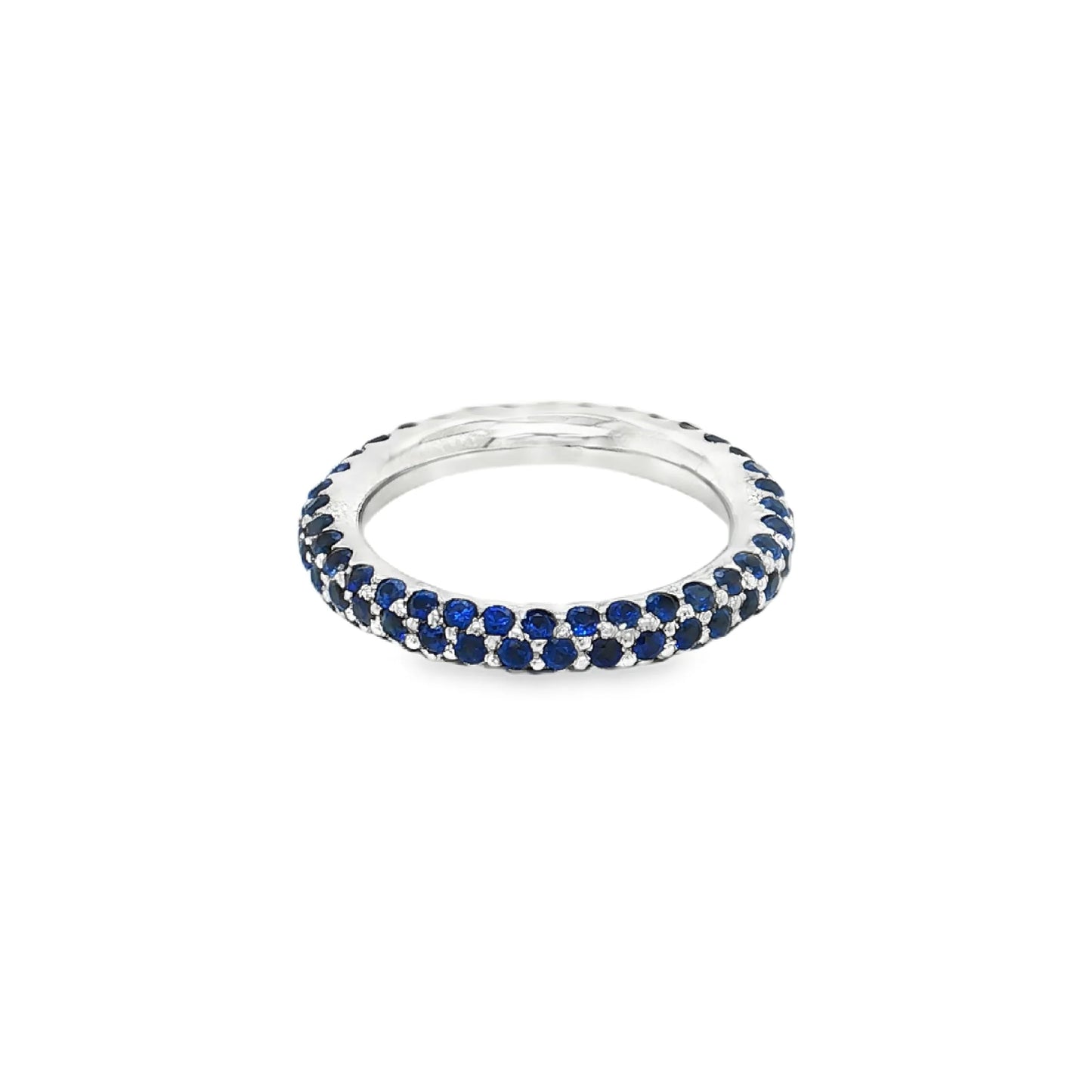 18KT GOLD BLUE SAPPHIRE RING