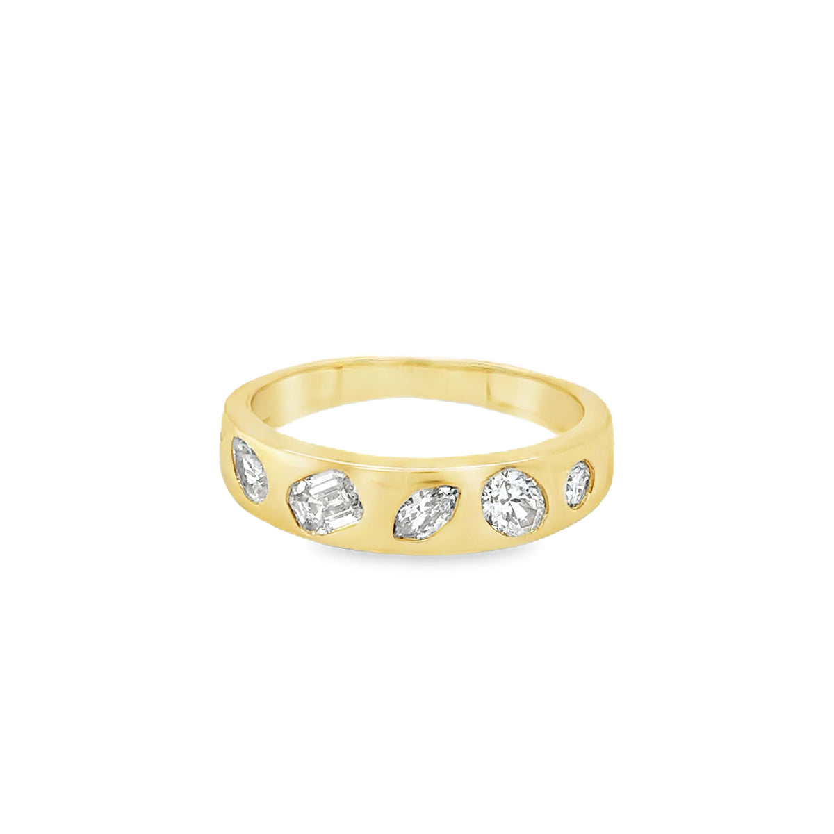 14KT YELLOW GOLD DIAMOND RING
