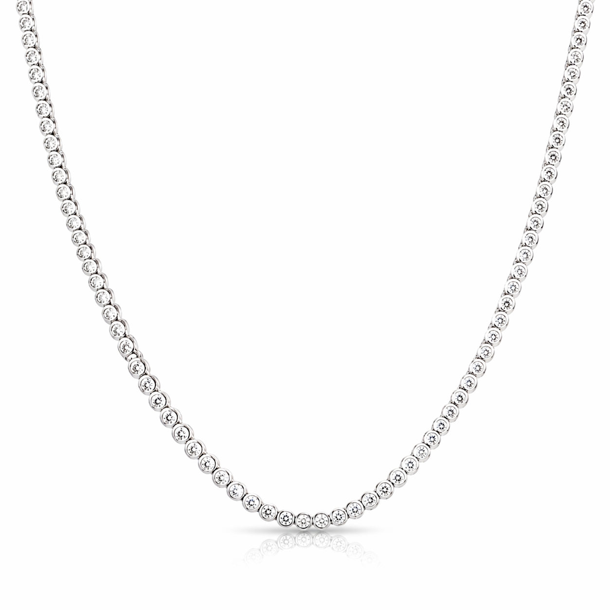 14KT GOLD DIAMONDS NECKLACE (2 CARAT)