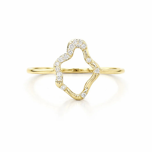 14KT GOLD DIAMOND RING