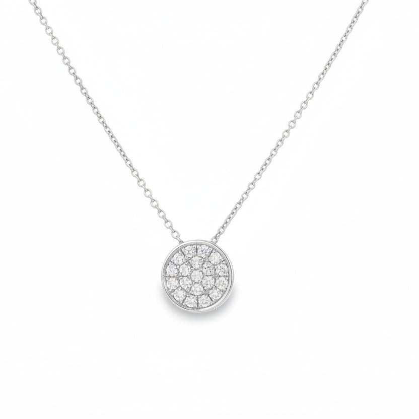 14KT GOLD DIAMOND PENDANT NECKLACE