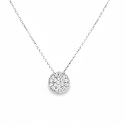 14KT GOLD DIAMOND PENDANT NECKLACE