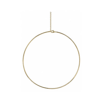 14KT GOLD OMEGA CHOKER NECKLACE