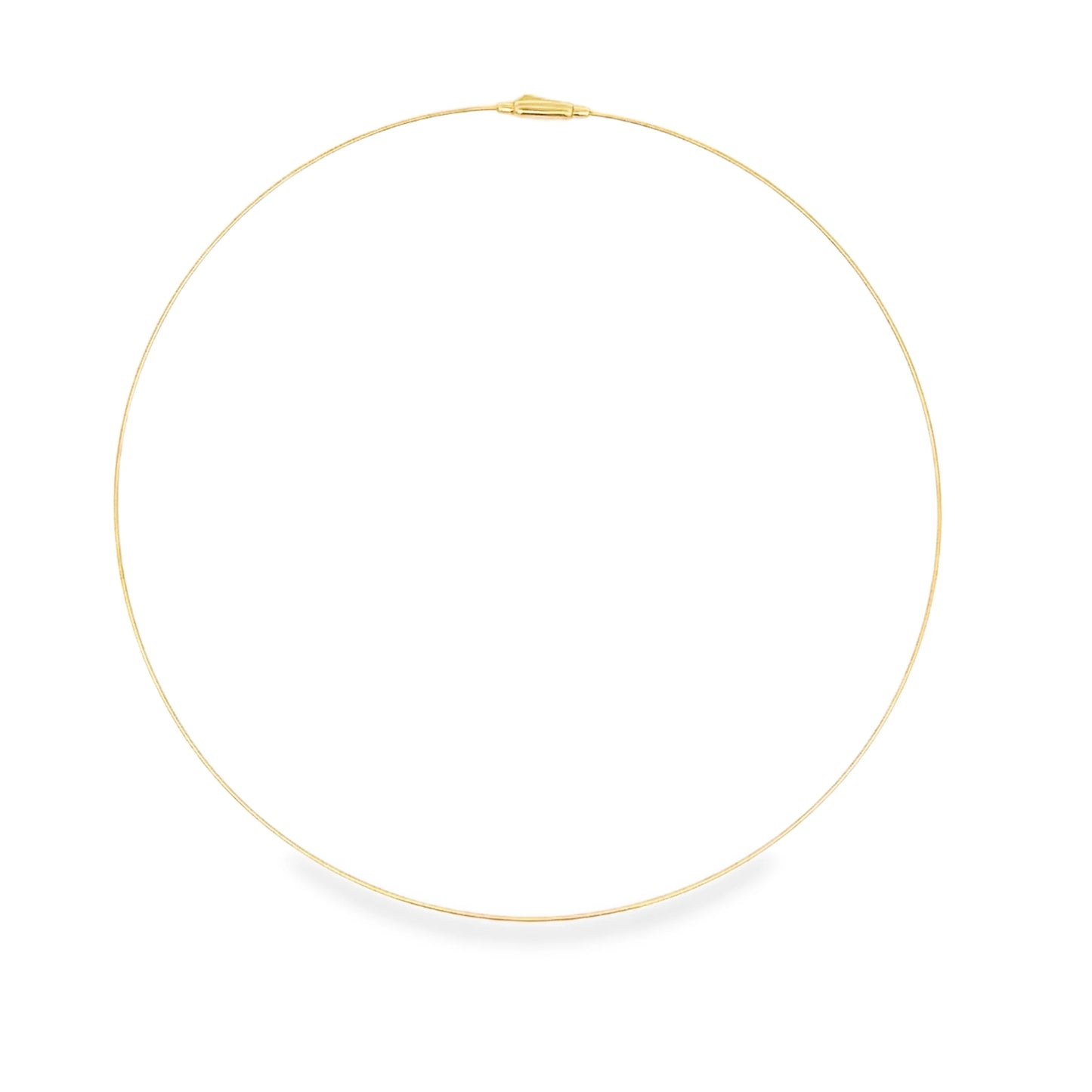 18KT GOLD OMEGA NECKLACE