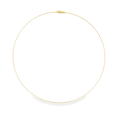 18KT GOLD OMEGA NECKLACE