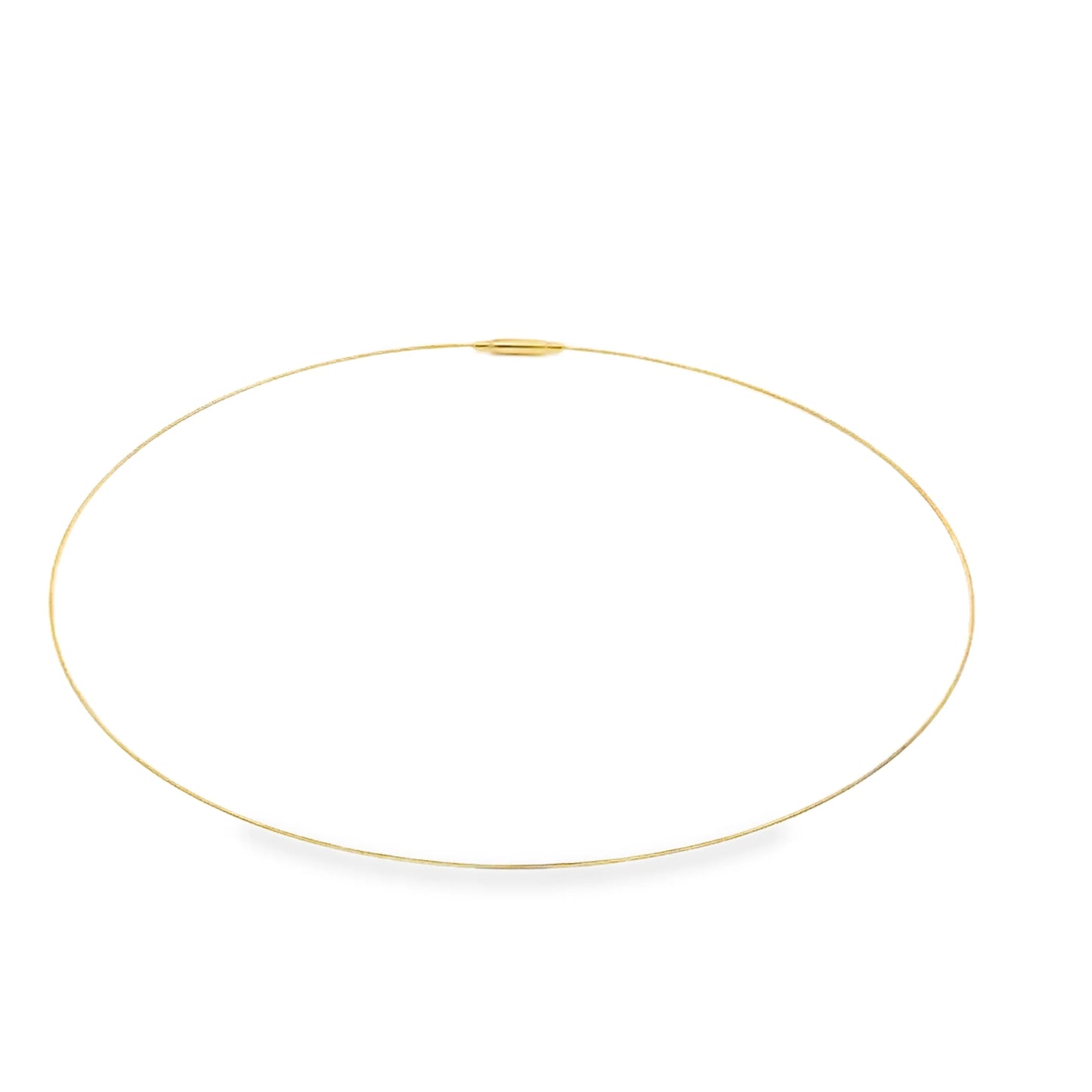 18KT GOLD OMEGA NECKLACE