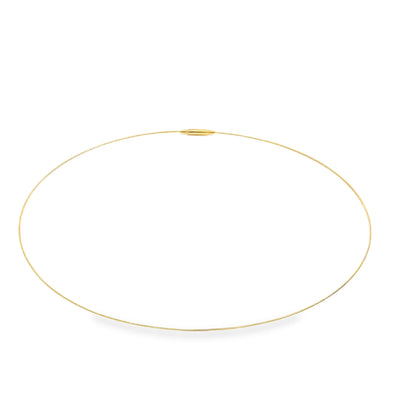 18KT GOLD OMEGA NECKLACE