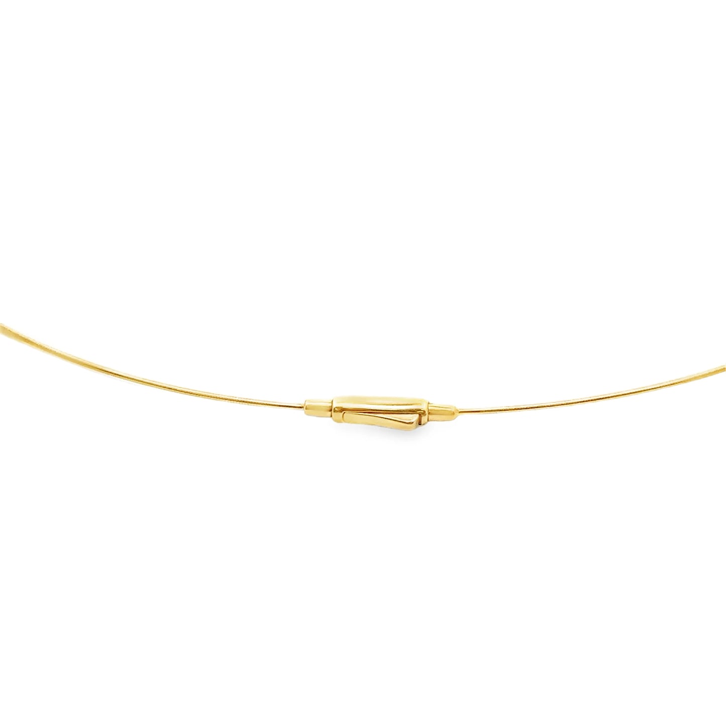 18KT GOLD OMEGA NECKLACE