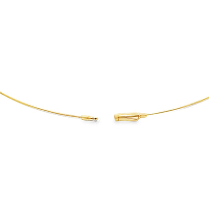 18KT GOLD OMEGA NECKLACE