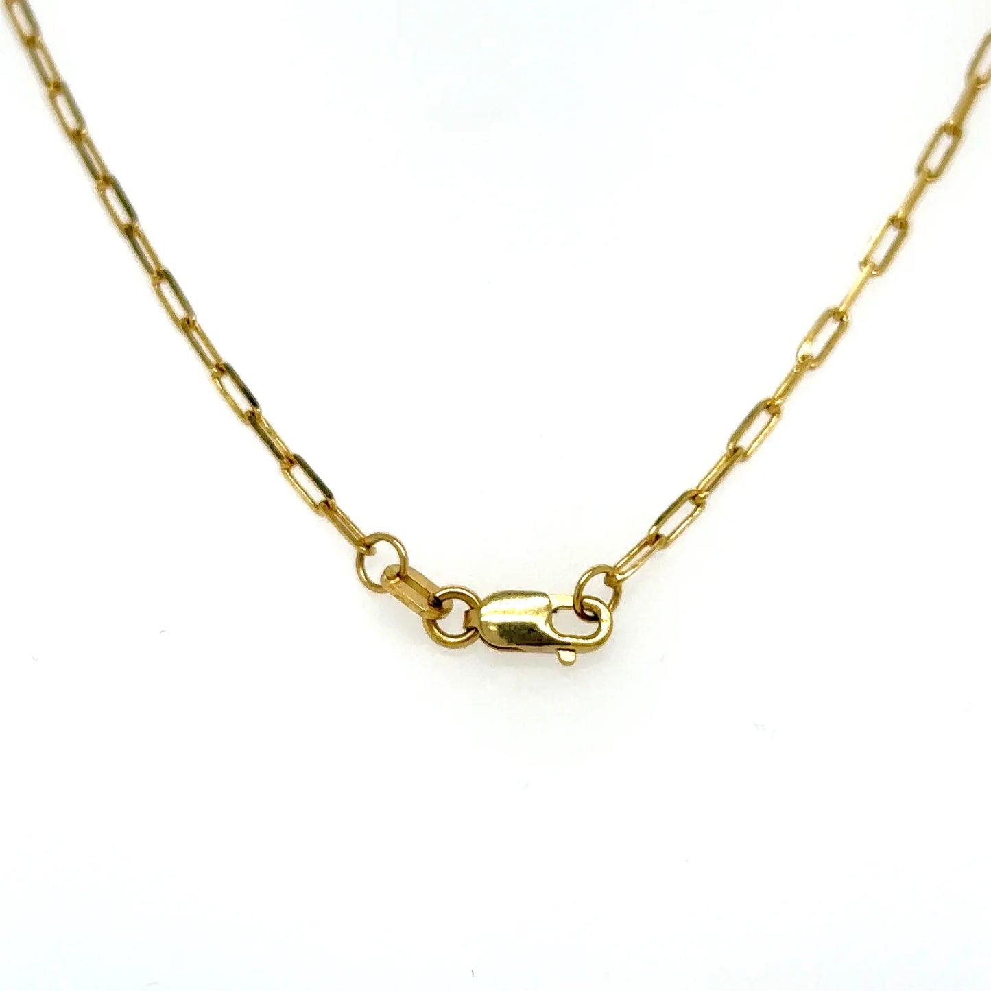 14KT YELLOW GOLD DIAMOND NECKLACE