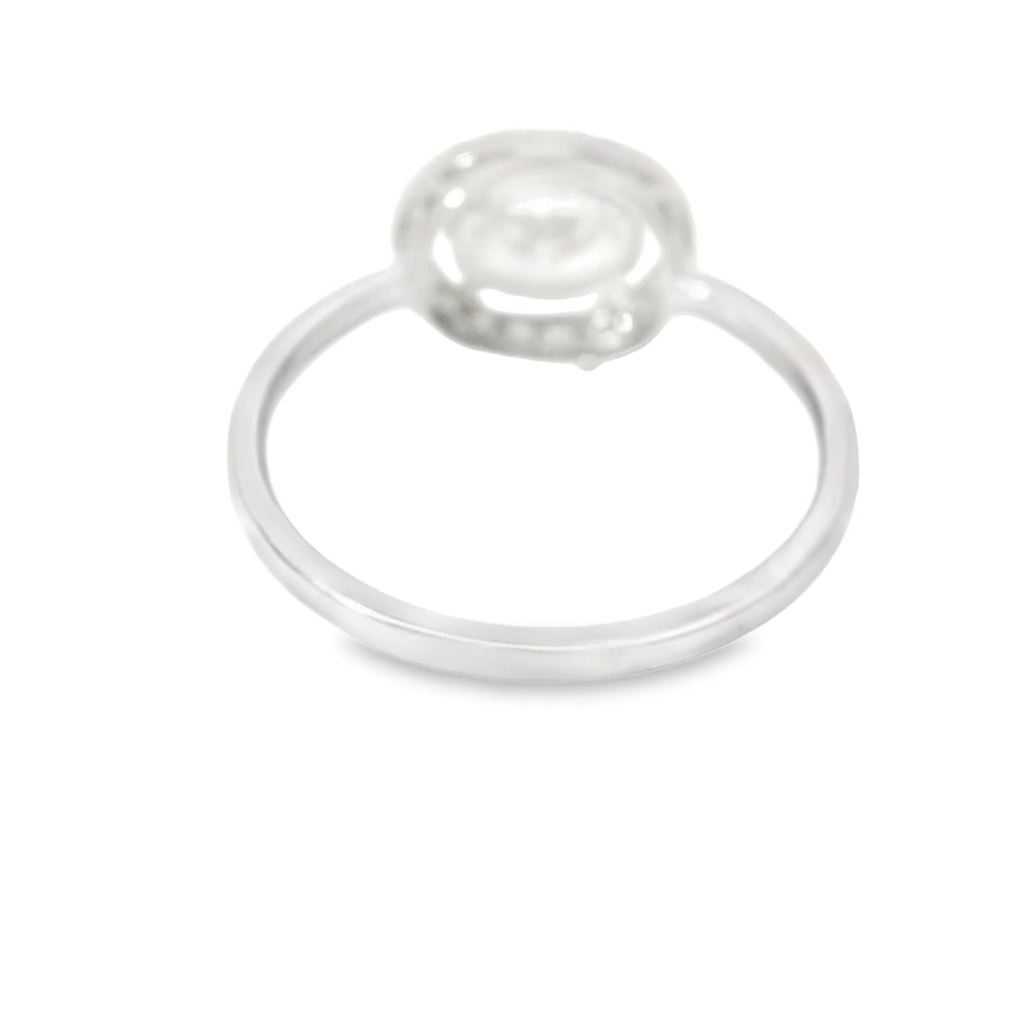 18KT WHITE GOLD DIAMOND RING