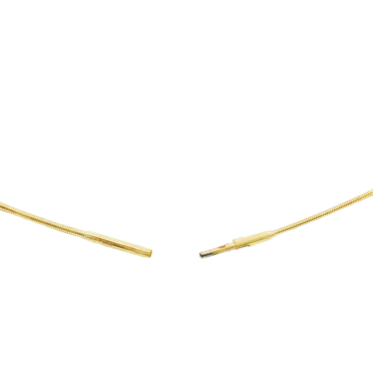 14KT YELLOW GOLD OMEGA NECKLACE