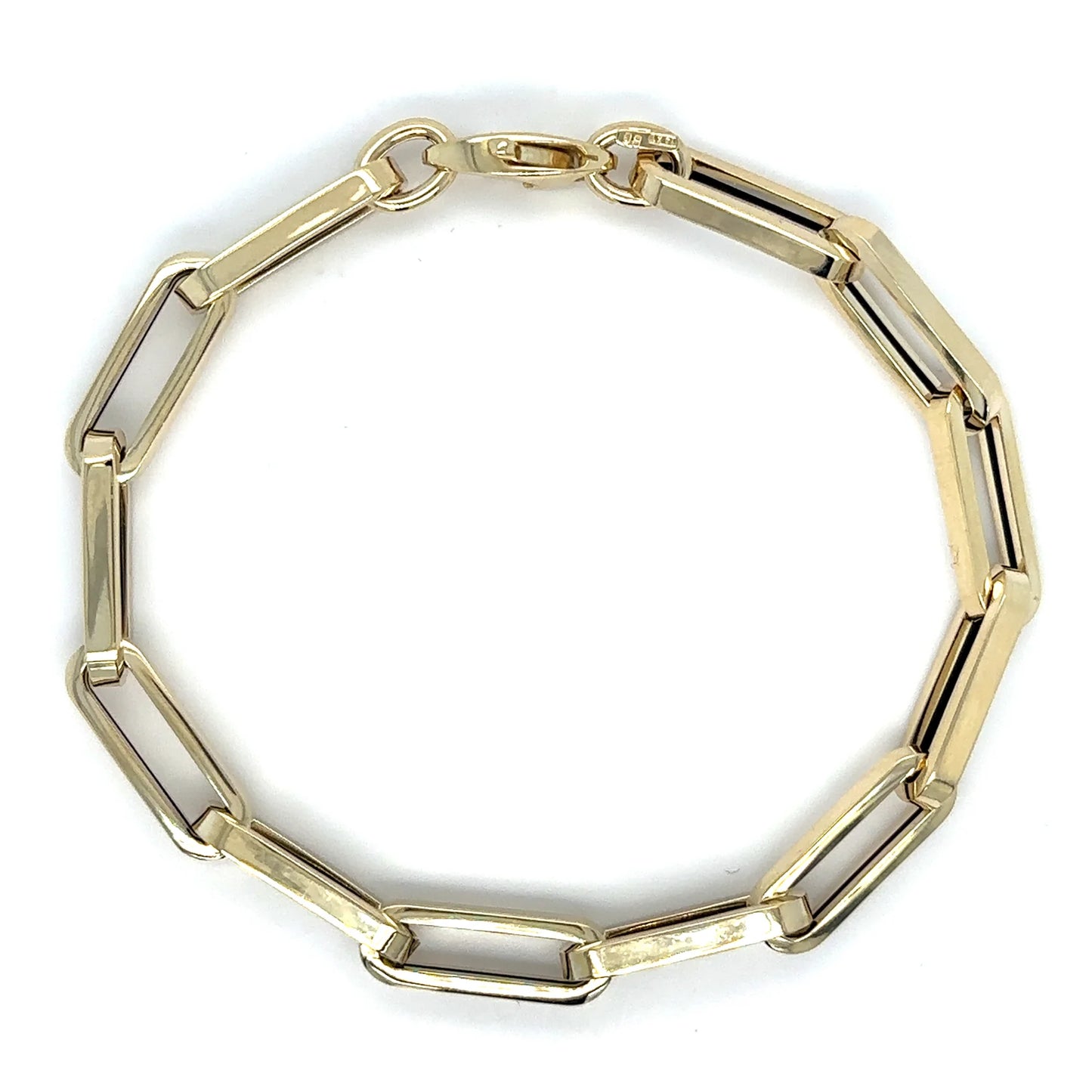 14KT YELLOW GOLD BRACELET 7"