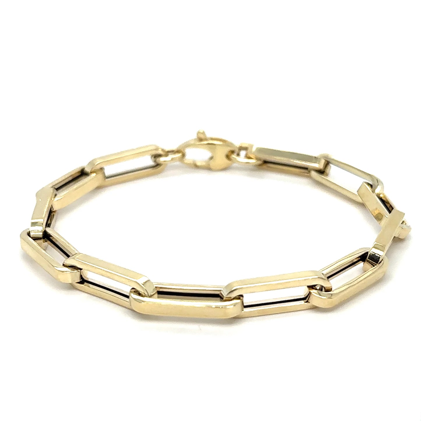 14KT YELLOW GOLD BRACELET 7"