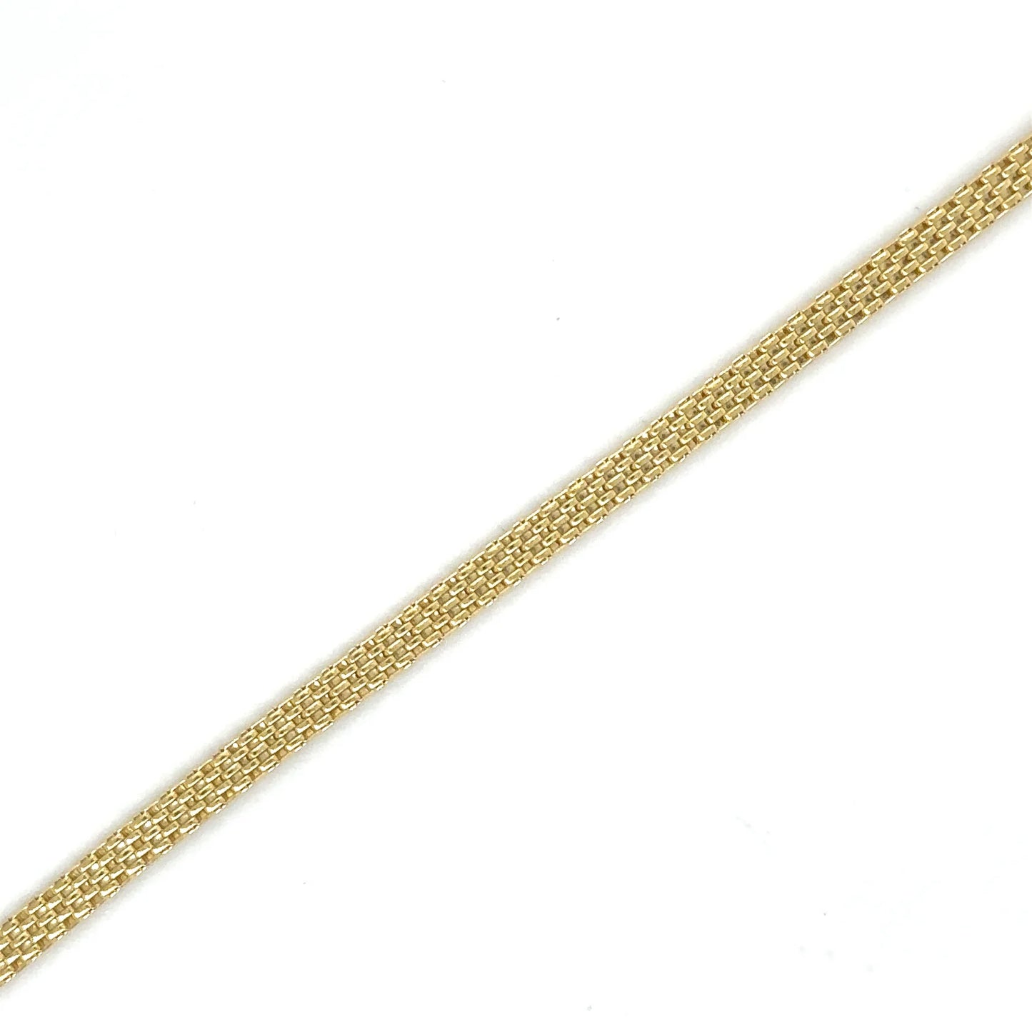 14KT YELLOW GOLD BRACELET 7"