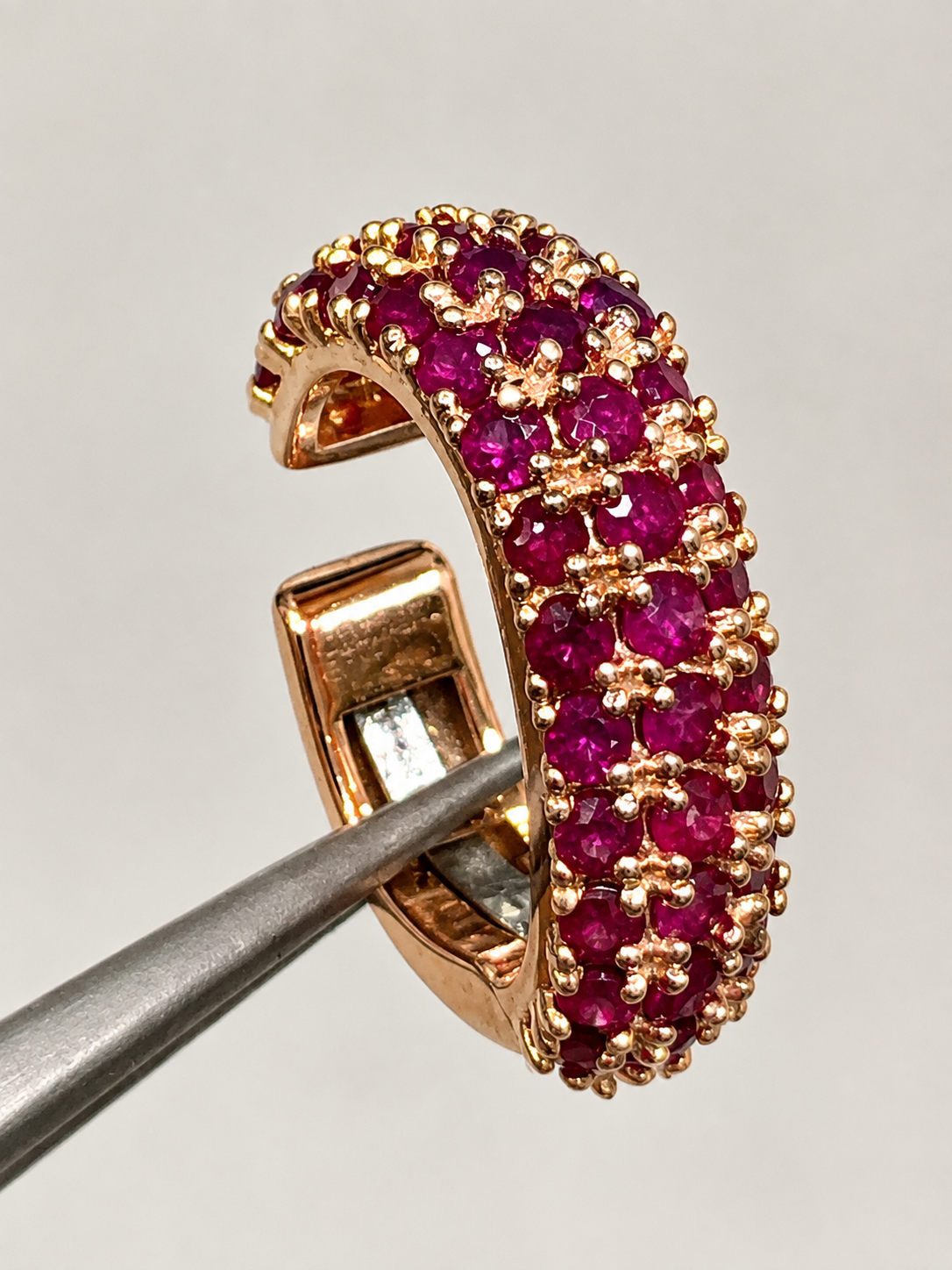 14K DIAMOND DOME EAR CUFF, ANY GOLD COLOR