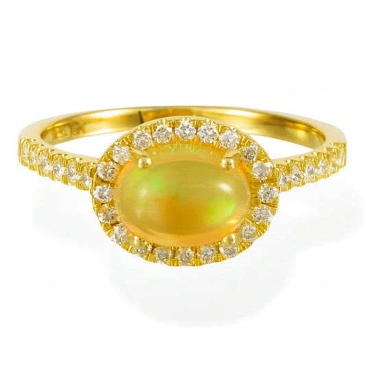 DIAMOND / STONE OVAL SHAPE RING