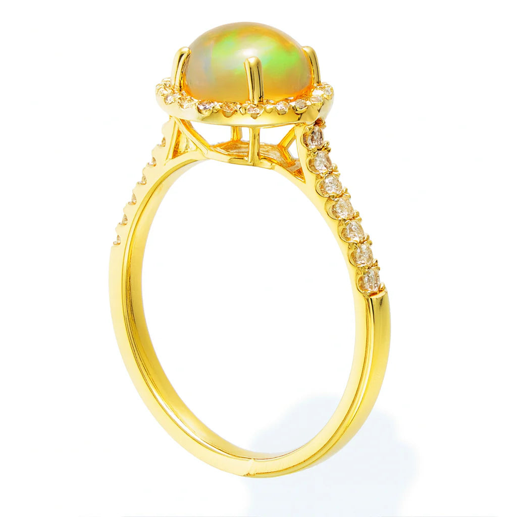 DIAMOND / STONE OVAL SHAPE RING