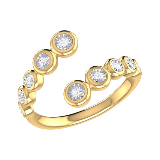 14KT YELLOW GOLD DIAMOND RING