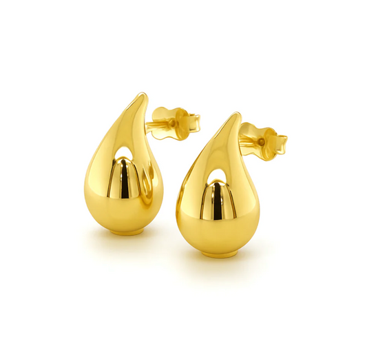 14K YG TEARDROP EARRINGS