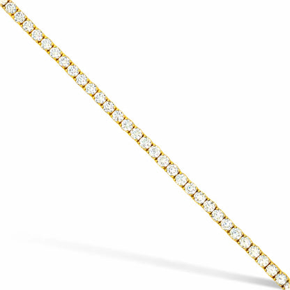 14KT GOLD NATURAL DIAMOND TENNIS BRACELET (4.00 CTS)