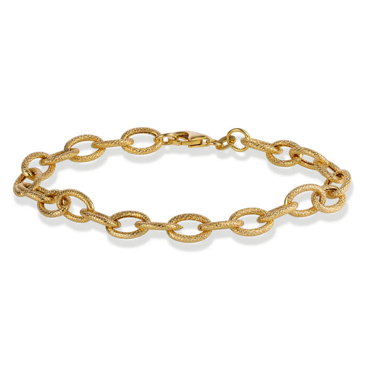 14KT GOLD OVAL LINK BRACELET