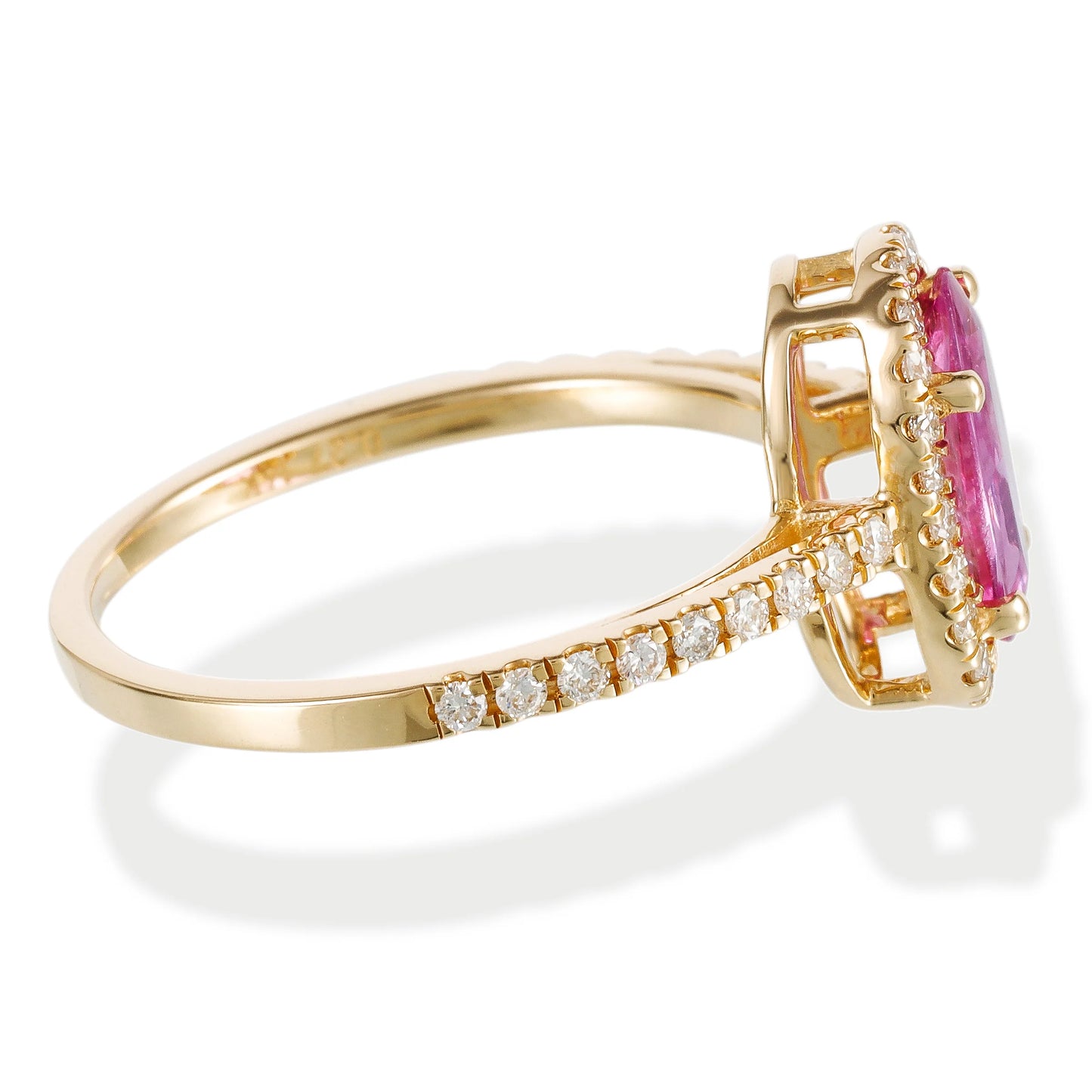 DIAMOND /SAPPHIRE ROSE CUT RING