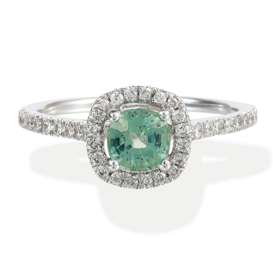 DIAMOND / STONE CUSHION SHAPE RING