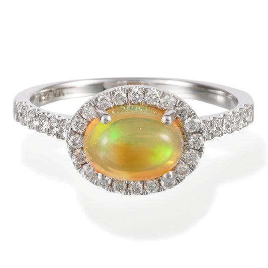 DIAMOND / STONE OVAL SHAPE RING