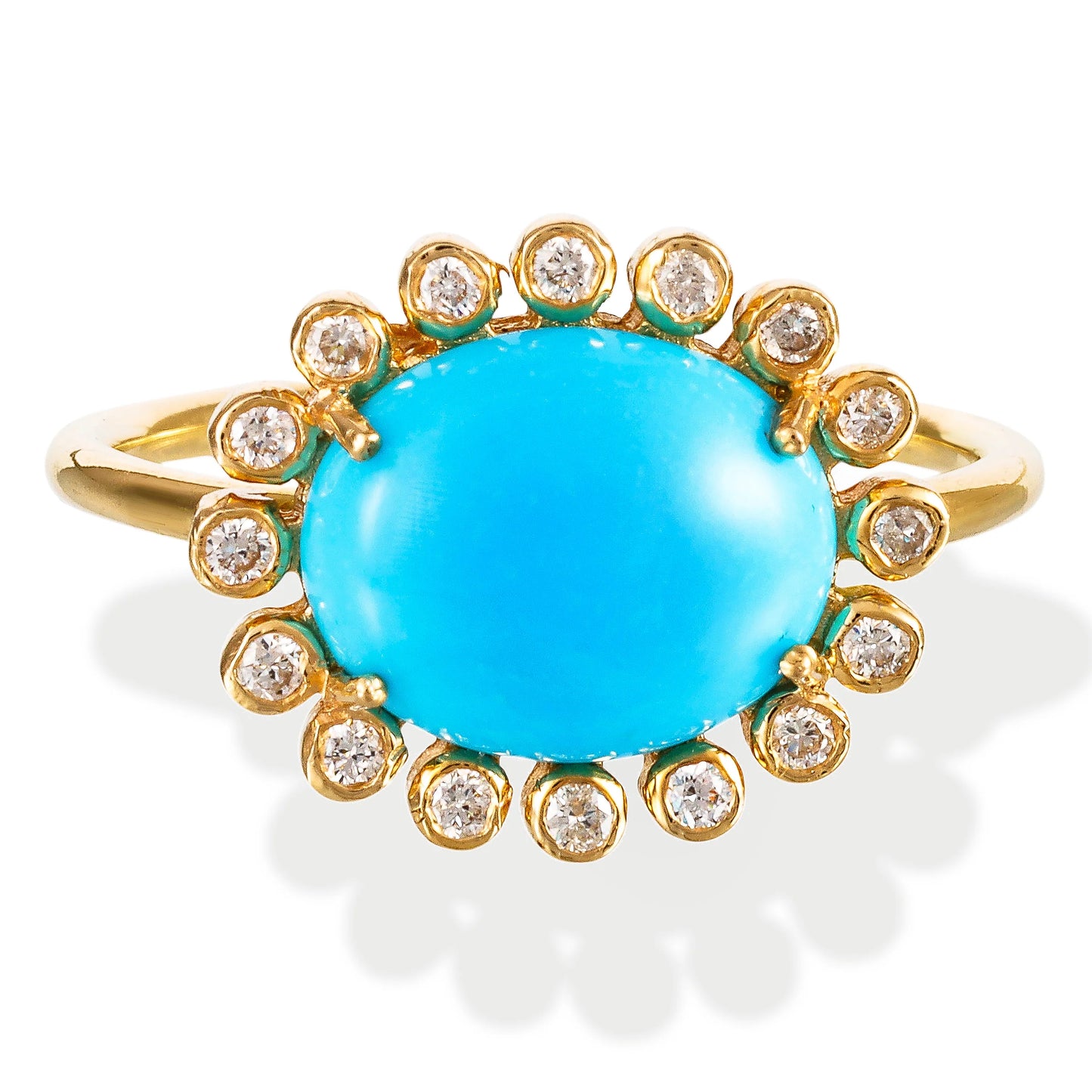 DIAMOND / STONE OVAL SHAPE RING