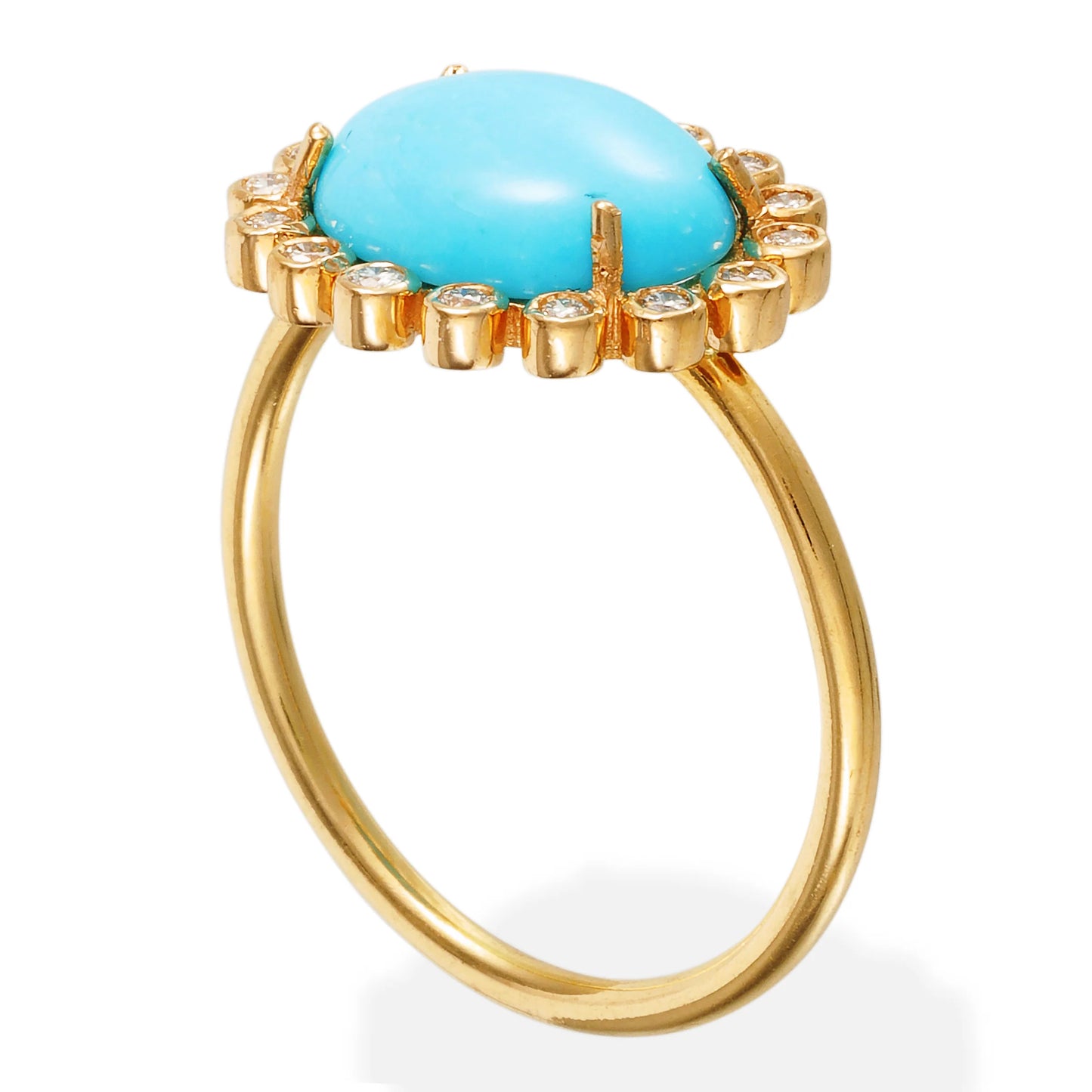 DIAMOND / STONE OVAL SHAPE RING