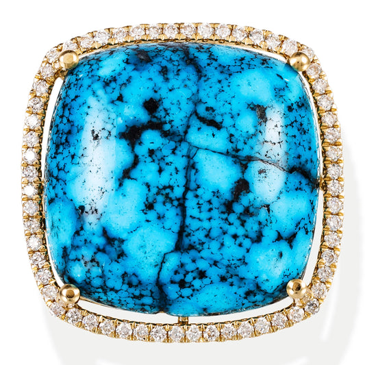 DIAMOND / STONE CUSHION SHAPE RING