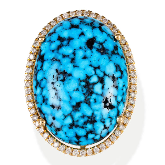 DIAMOND / STONE OVAL SHAPE RING