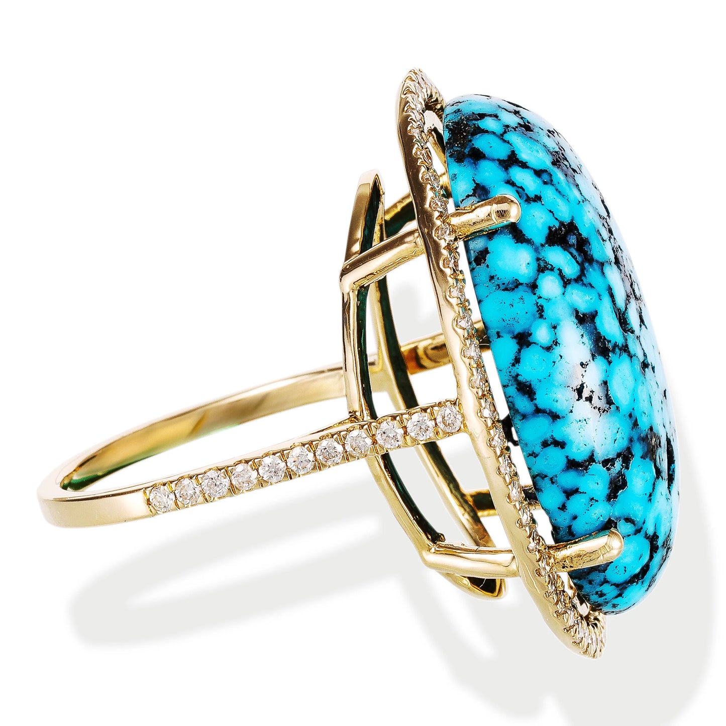 DIAMOND / STONE OVAL SHAPE RING