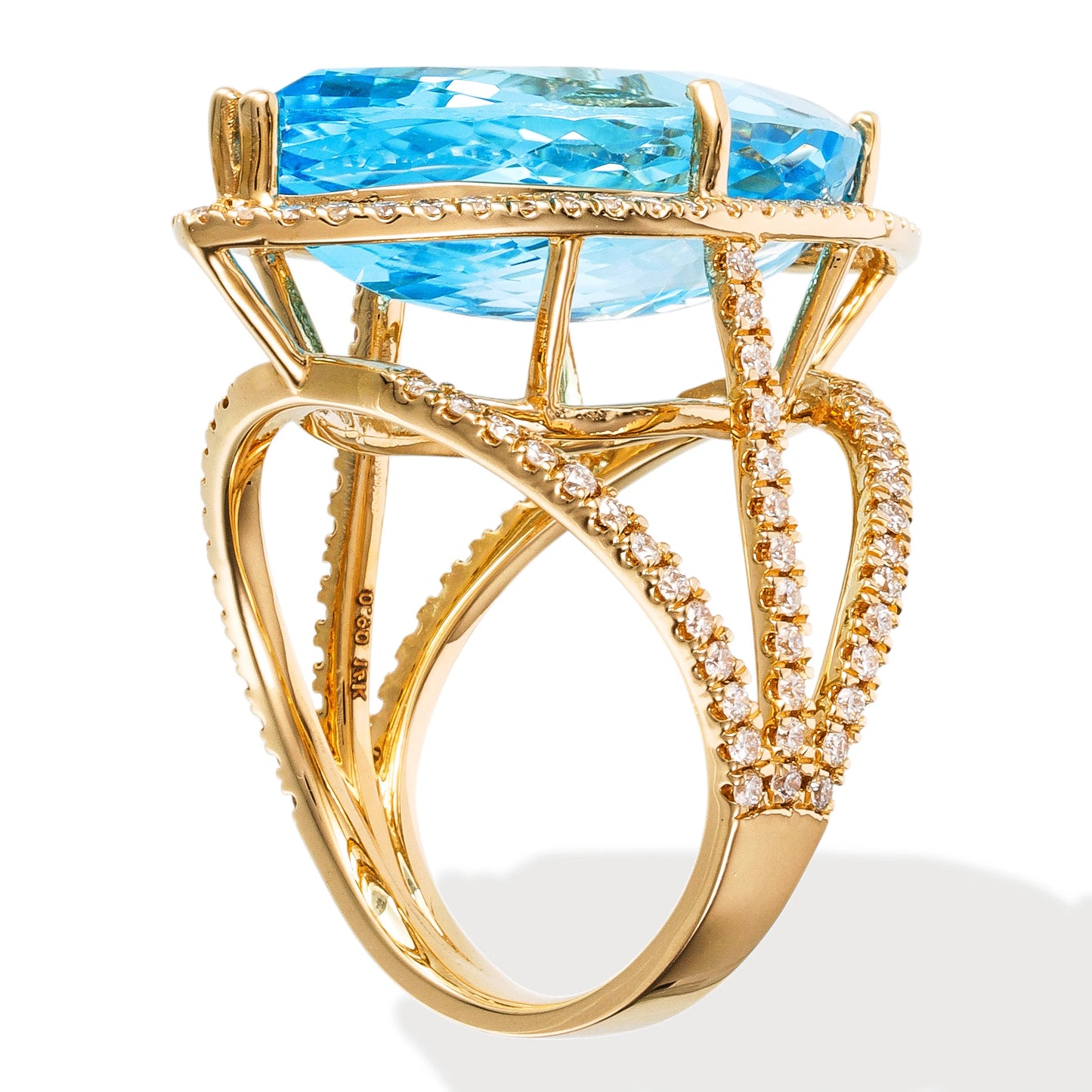 DIAMOND / STONE MARQUISE SHAPE RING