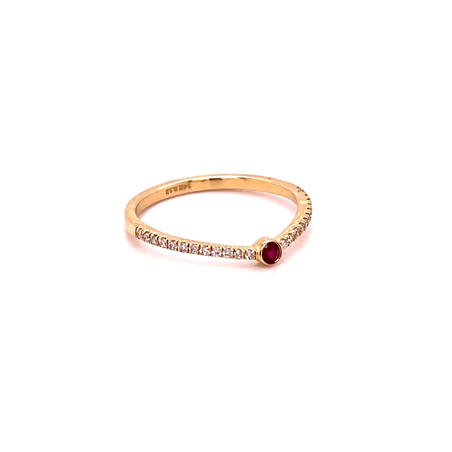 14KT GOLD RUBY RING